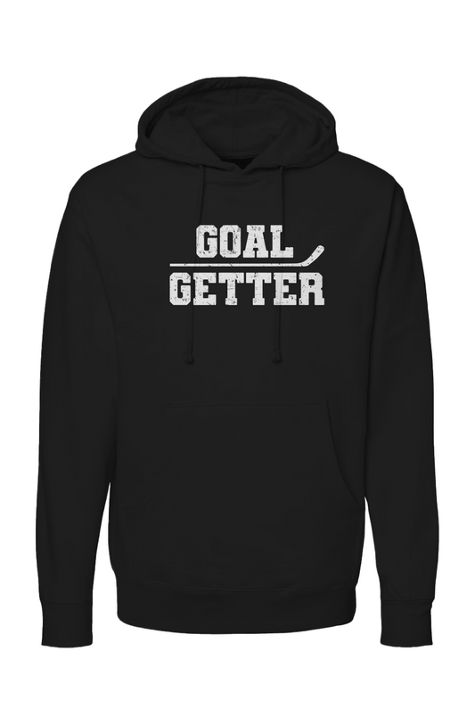 The Bench Boss Goal Getter Stick Hoodie Black | Barn Garb Hockey Threads