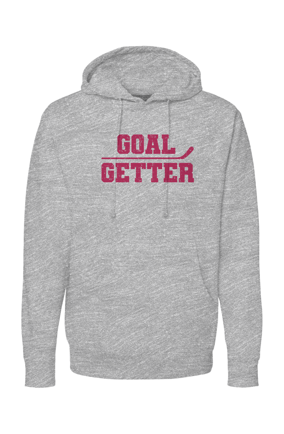 The Bench Boss Goal Getter Stick Hoodie Grey | Barn Garb Hockey Threads