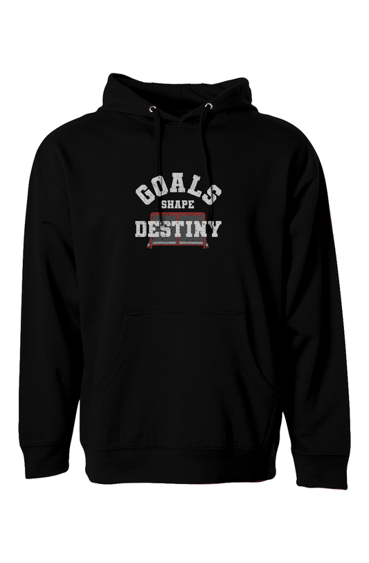 The Bench Boss Goals Shape Destiny Net Hoodie Black | Barn Garb Hockey Threads
