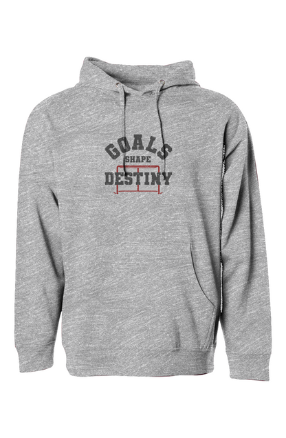 The Bench Boss Goals Shape Destiny Net Hoodie Grey | Barn Garb Hockey Threads