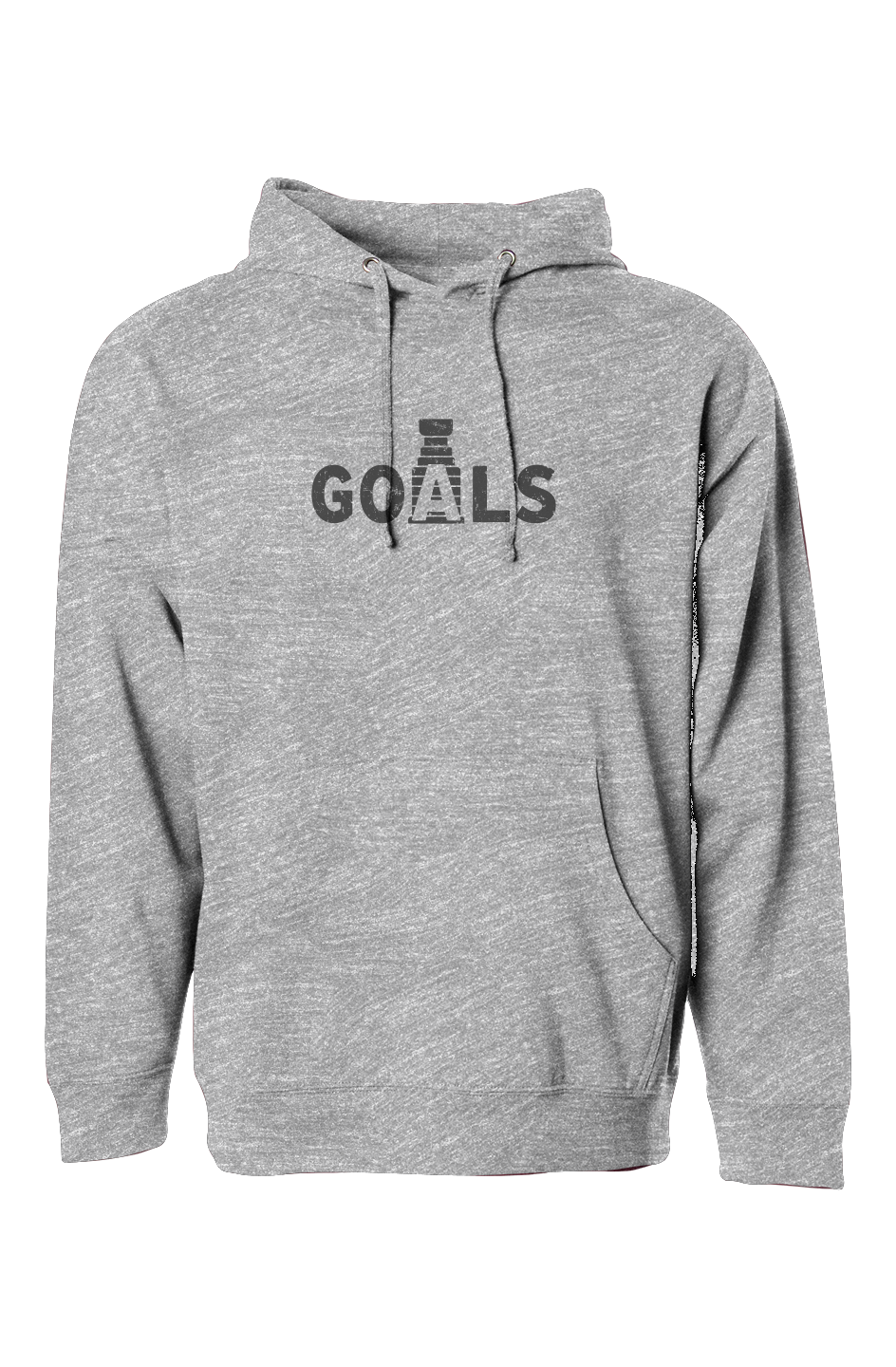 The Bench Boss Goals Stanley Cup Hoodie Grey | Barn Garb Hockey Threads