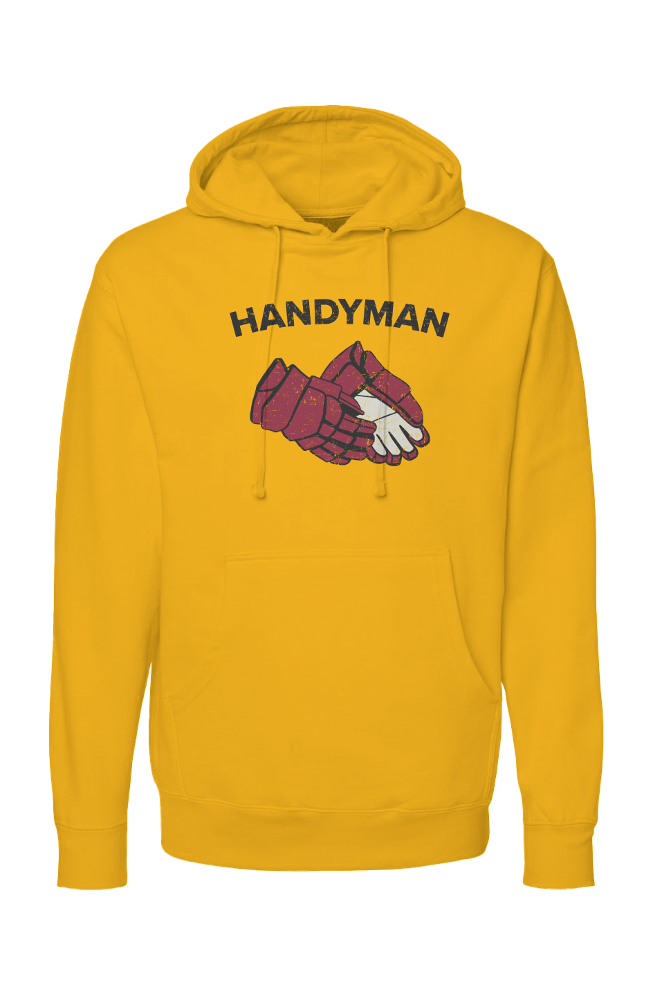 The Bench Boss Handyman Hoodie Gold | Barn Garb Hockey Threads