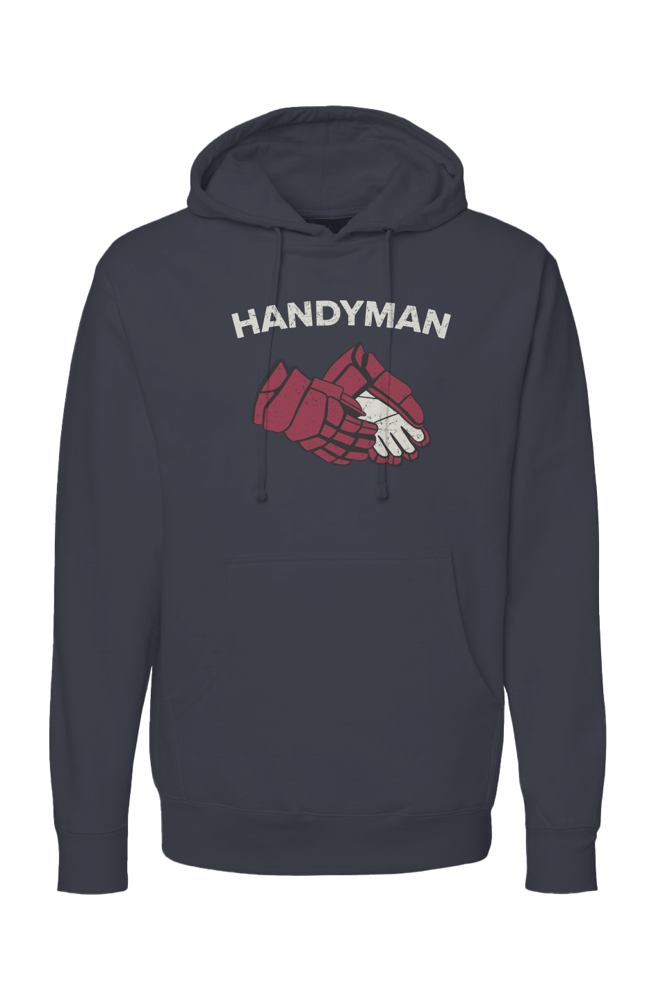 The Bench Boss Handyman Hoodie Navy Blue | Barn Garb Hockey Threads