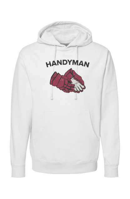 The Bench Boss Handyman Hoodie White | Barn Garb Hockey Threads