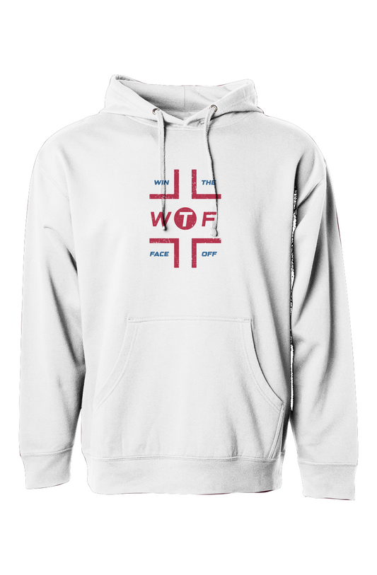 The Bench Boss Hash Clash Hoodie White | Barn Garb Hockey Threads
