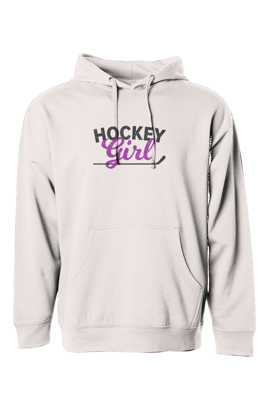 The Bench Boss Hockey Girl Hoodie Bone | Barn Garb Hockey Threads