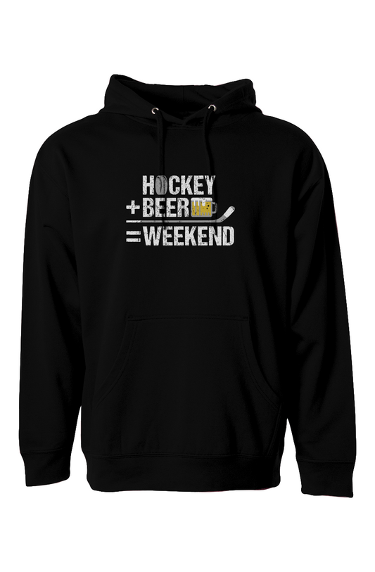 The Bench Boss Hockey Math Hoodie Black | Barn Garb Hockey Threads