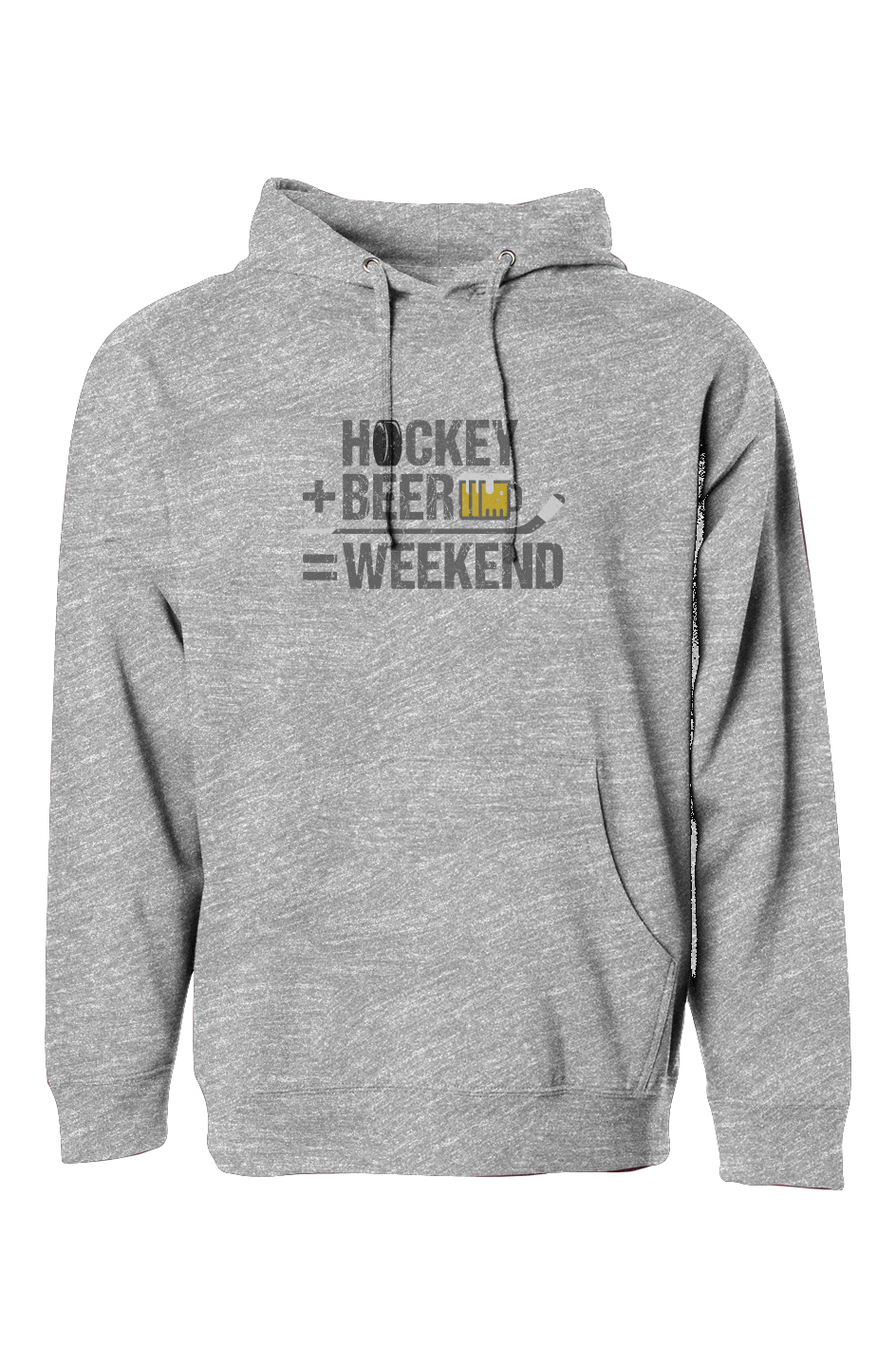 The Bench Boss Hockey Math Hoodie Grey | Barn Garb Hockey Threads