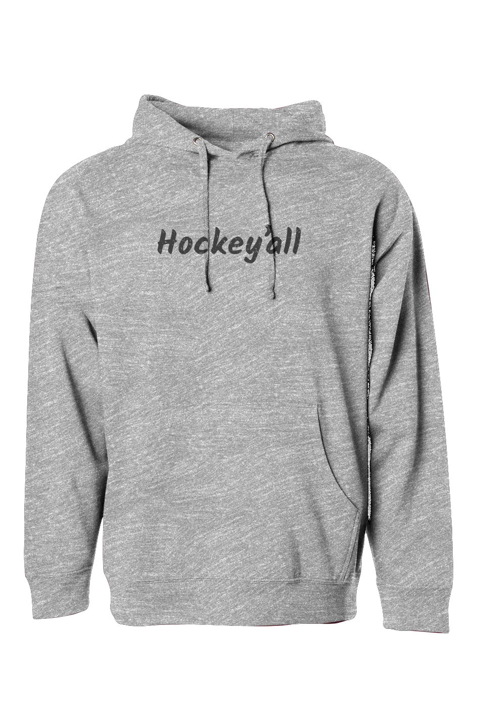 The Bench Boss Hockey'all Hoodie Grey | Barn Garb Hockey Threads