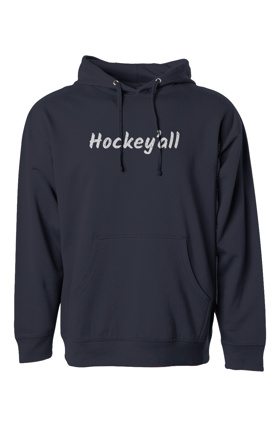The Bench Boss Hockey'all Hoodie Navy Blue | Barn Garb Hockey Threads