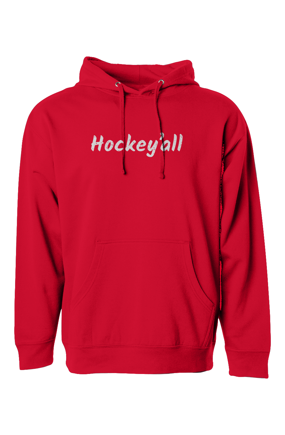 The Bench Boss Hockey'all Hoodie Red | Barn Garb Hockey Threads