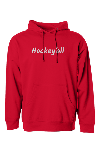 The Bench Boss Hockey'all Hoodie Red | Barn Garb Hockey Threads