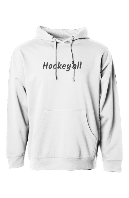 The Bench Boss Hockey'all Hoodie White | Barn Garb Hockey Threads
