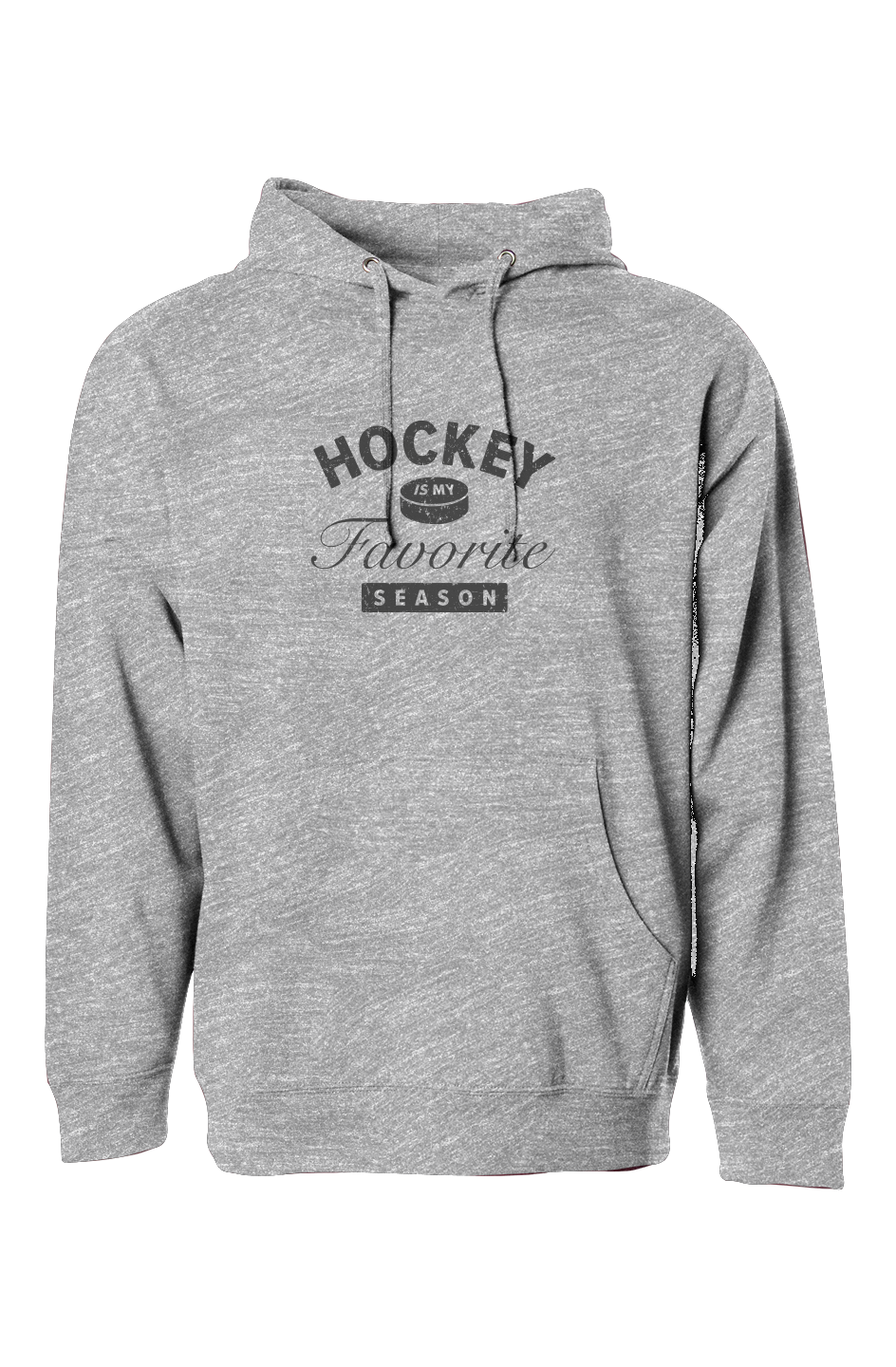 The Bench Boss Hockey is My Favorite Season Hoodie Grey | Barn Garb Hockey Threads