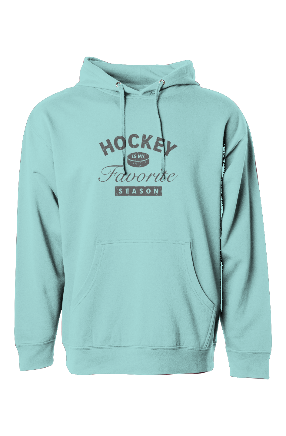 The Bench Boss Hockey is My Favorite Season Hoodie Mint | Barn Garb Hockey Threads