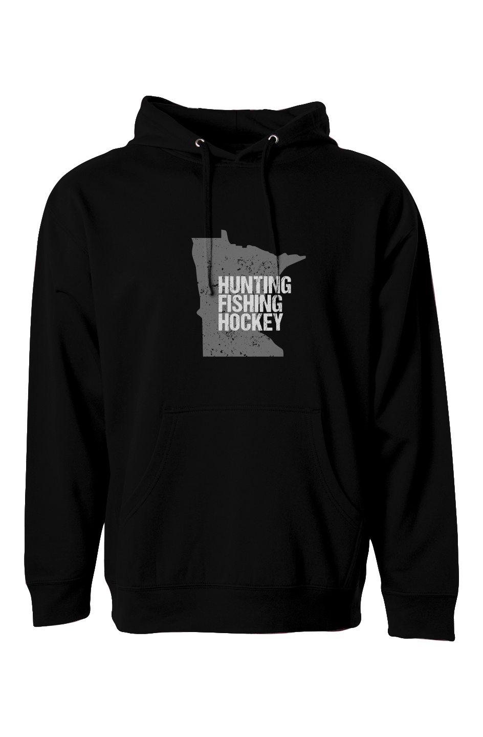 The Bench Boss Hunting Fishing Hockey Hoodie Black | Barn Garb Hockey Threads