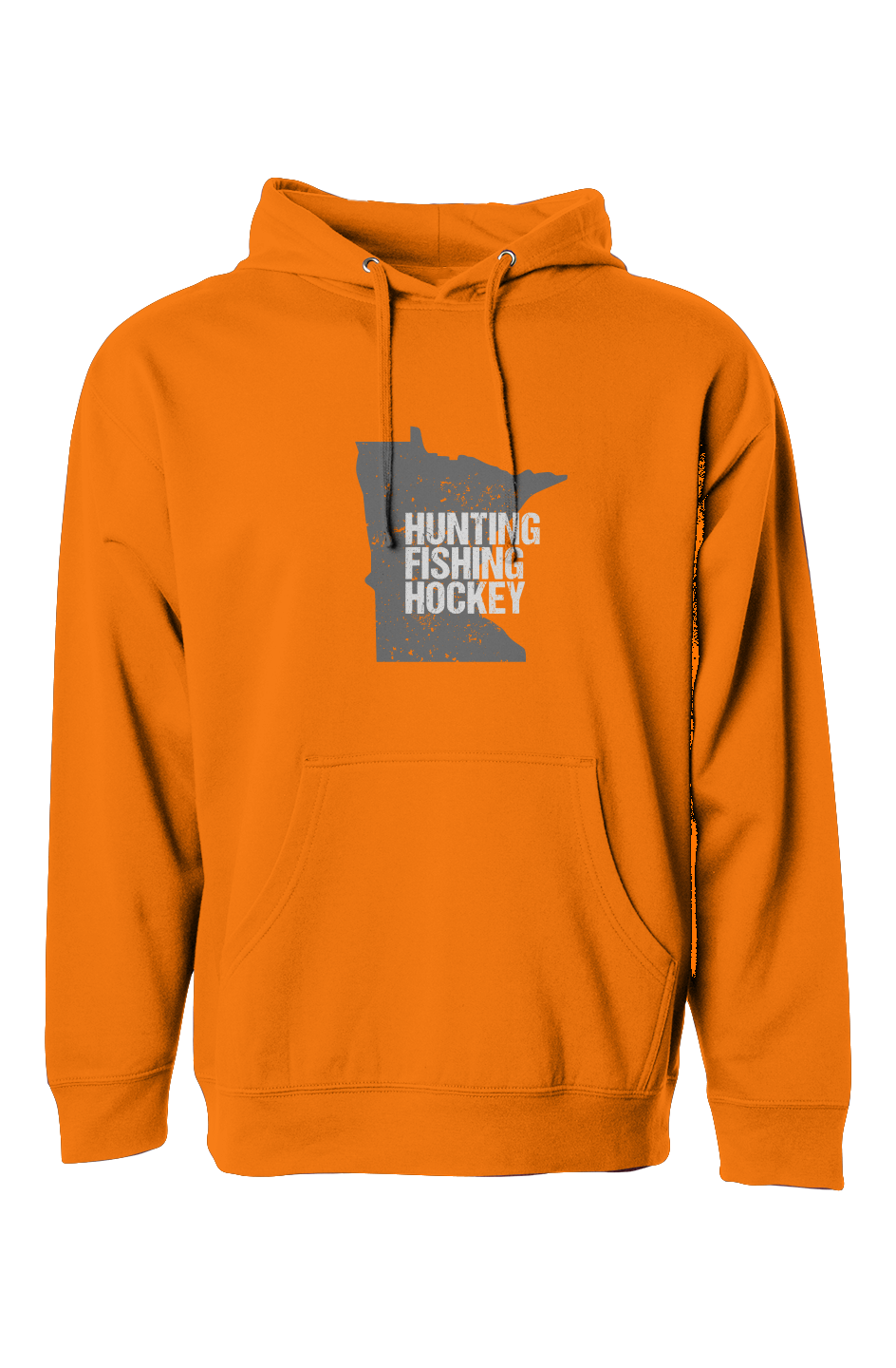 The Bench Boss Hunting Fishing Hockey Hoodie Blaze Orange | Barn Garb Hockey Threads