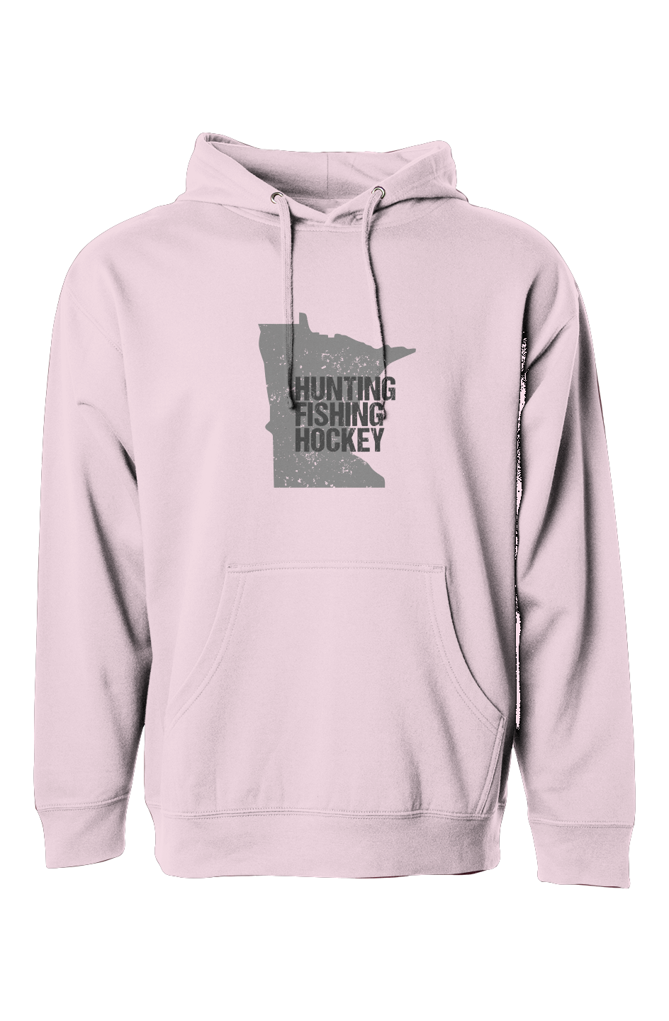 The Bench Boss Hunting Fishing Hockey Hoodie Light Pink | Barn Garb Hockey Threads