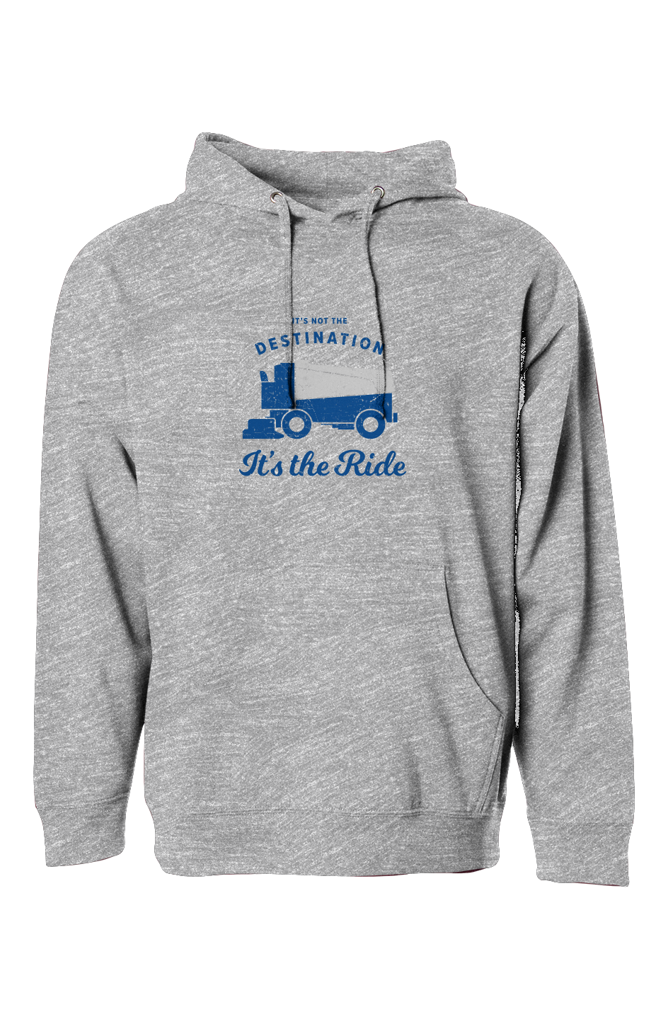 The Bench Boss It's the Ride Hoodie Grey | Barn Garb Hockey Threads