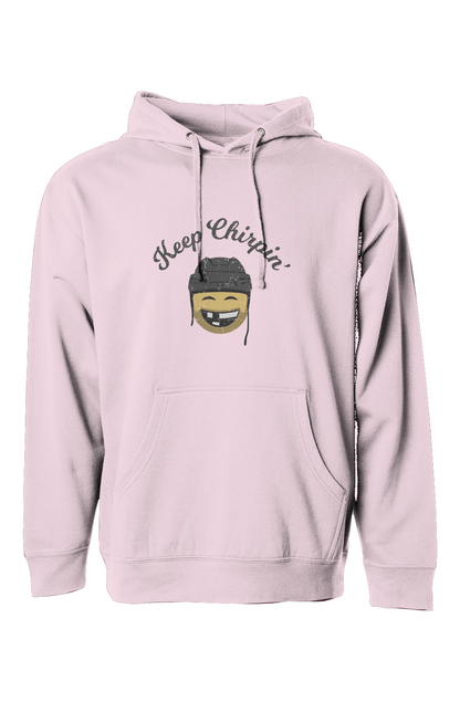 The Bench Boss Keep Chirpin' Hoodie Pink | Barn Garb Hockey Threads