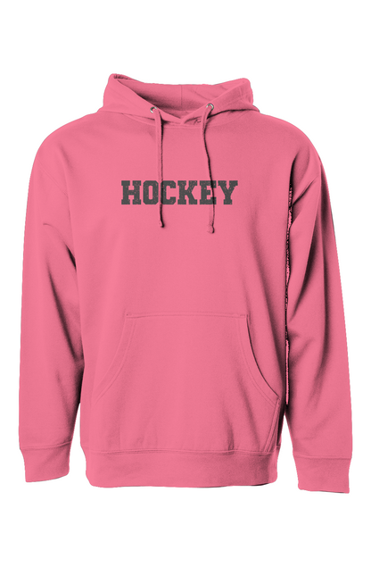 The Bench Boss Legacy Hockey Hoodie Pink | Barn Garb Hockey Threads