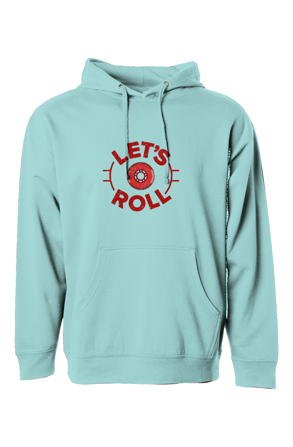 The Bench Boss Let's Roll Circle Hoodie Mint | Barn Garb Hockey Threads