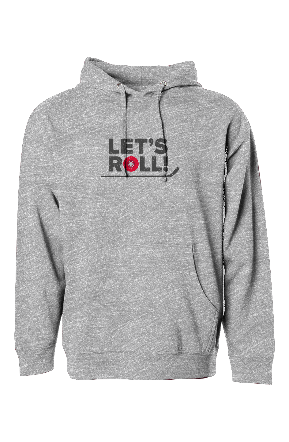 The Bench Boss Let's Roll Hoodie Grey | Barn Garb Hockey Threads