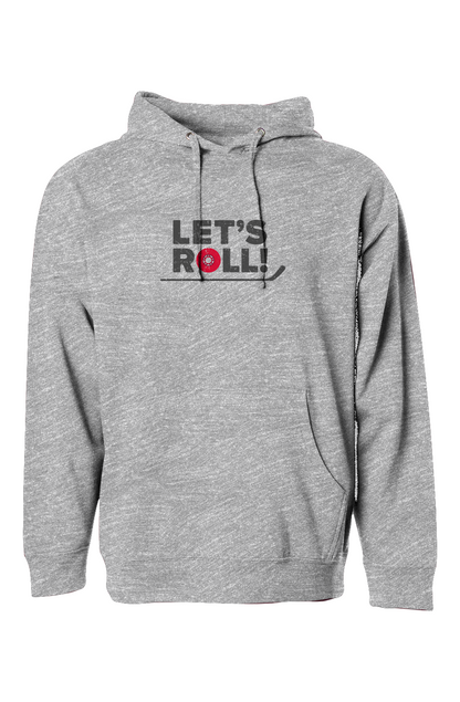 The Bench Boss Let's Roll Hoodie Grey | Barn Garb Hockey Threads