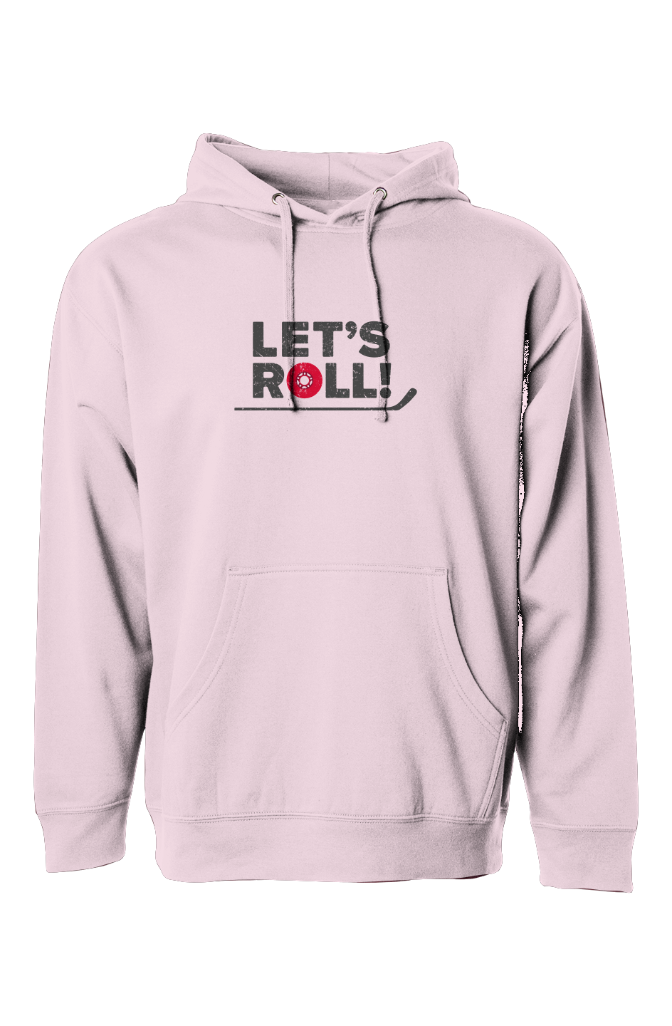 The Bench Boss Let's Roll Hoodie Pink | Barn Garb Hockey Threads