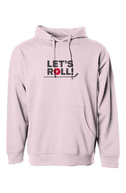 The Bench Boss Let's Roll Hoodie Pink | Barn Garb Hockey Threads