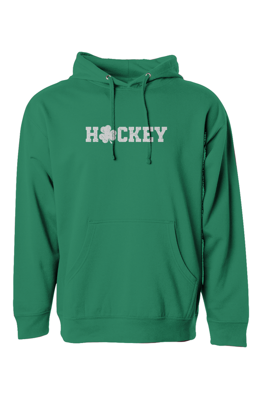The Bench Boss Lucky Shammy Hoodie Green | Barn Garb Hockey Threads