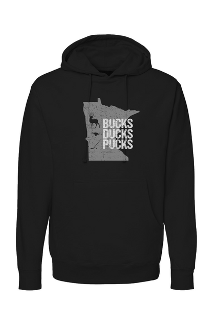 The Bench Boss Minnesota Hunting Hoodie Black | Barn Garb Hockey Threads