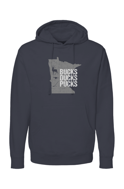 The Bench Boss Minnesota Hunting Hoodie Navy Blue | Barn Garb Hockey Threads
