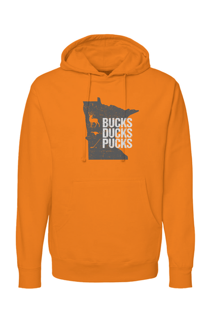 The Bench Boss Minnesota Hunting Hoodie Orange | Barn Garb Hockey Threads