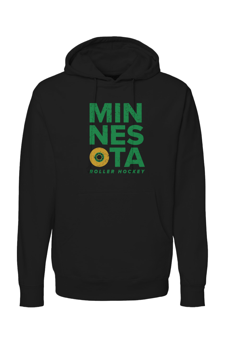 The Bench Boss Minnesota Roller Hoodie Black | Barn Garb Hockey Threads