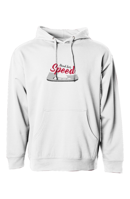 The Bench Boss Need for Speed Hoodie White | Barn Garb Hockey Threads