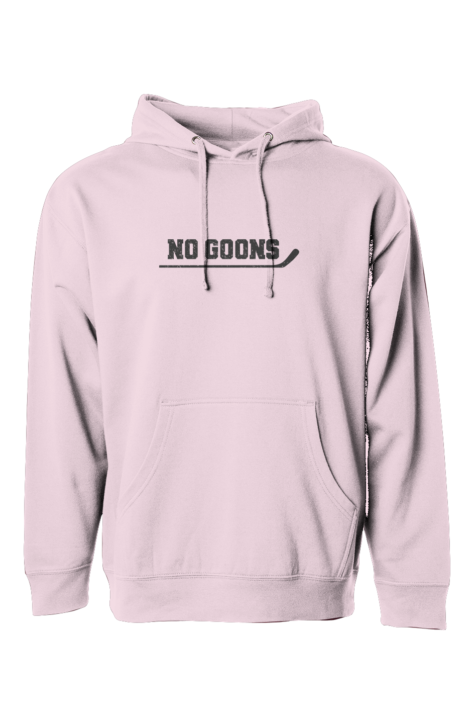 The Bench Boss No Goons Hoodie Pink | Barn Garb Hockey Threads