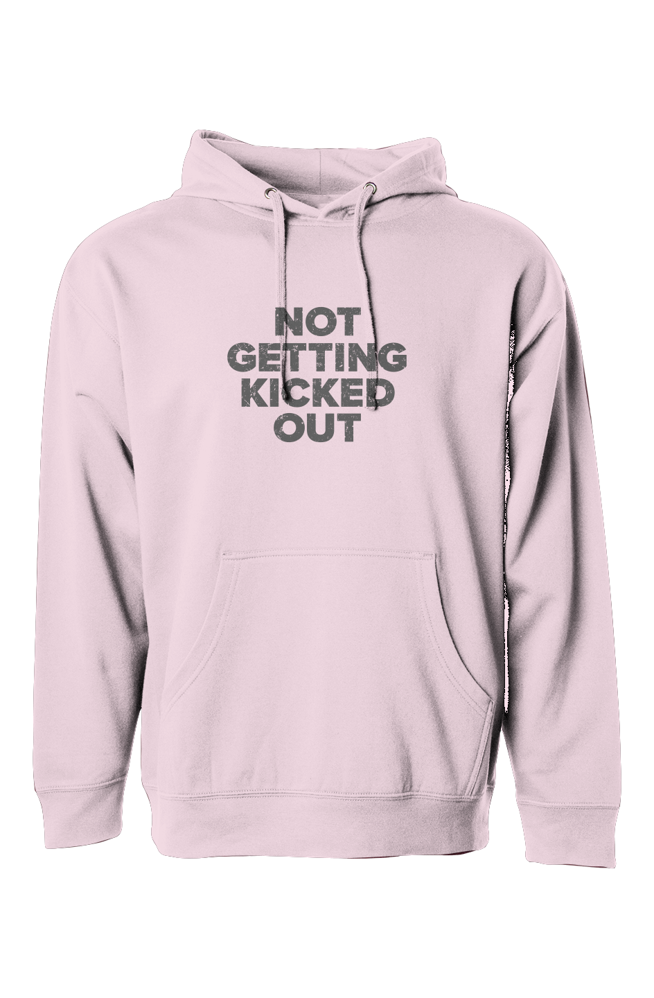 The Bench Boss Not Getting Kicked Out Hoodie Light Pink | Barn Garb Hockey Threads