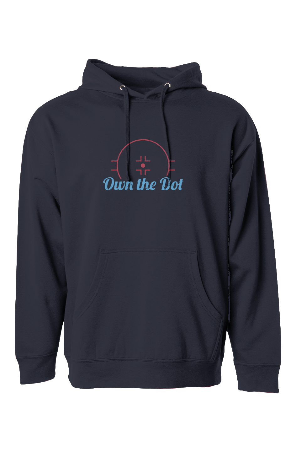The Bench Boss Own the Dot Hoodie Navy Blue | Barn Garb Hockey Threads