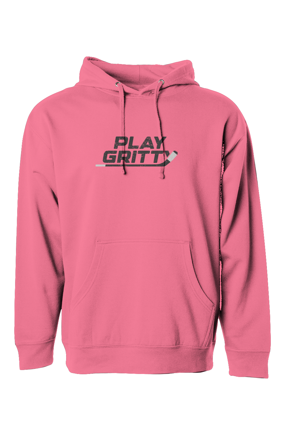 The Bench Boss Play Gritty Hoodie Pink | Barn Garb Hockey Threads