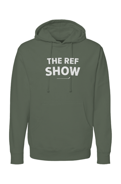 The Bench Boss Ref Show Hoodie Military Green | Barn Garb Hockey Threads