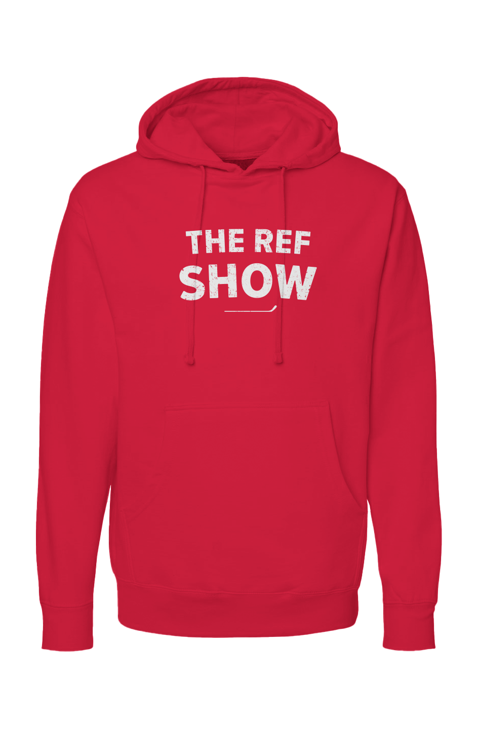 The Bench Boss Ref Show Hoodie Red | Barn Garb Hockey Threads