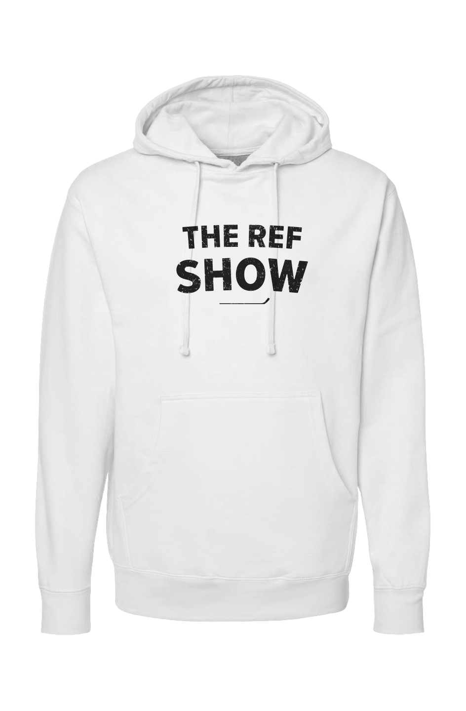 The Bench Boss Ref Show Hoodie White | Barn Garb Hockey Threads