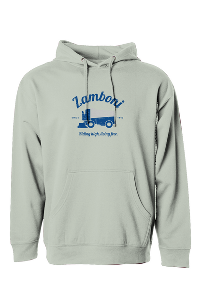 The Bench Boss Riding High Living Free Hoodie Sage | Barn Garb Hockey Threads
