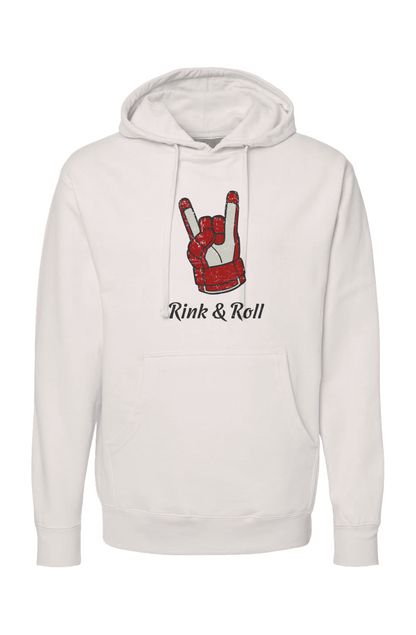 The Bench Boss Rink & Roll Hoodie Bone | Barn Garb Hockey Threads