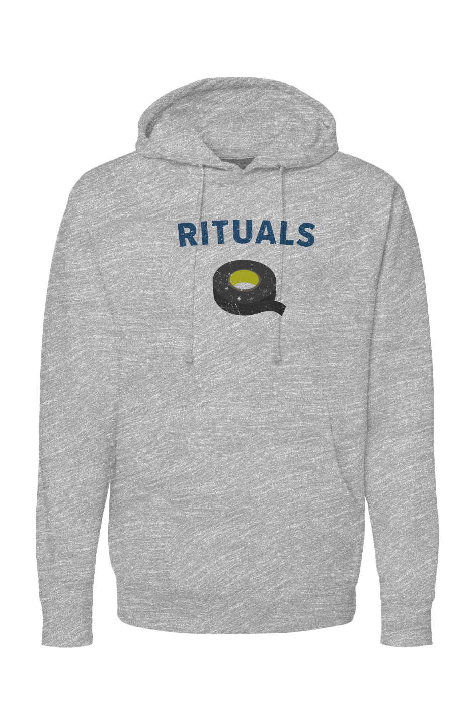 The Bench Boss Rituals Black Tape Hoodie Grey | Barn Garb Hockey Threads