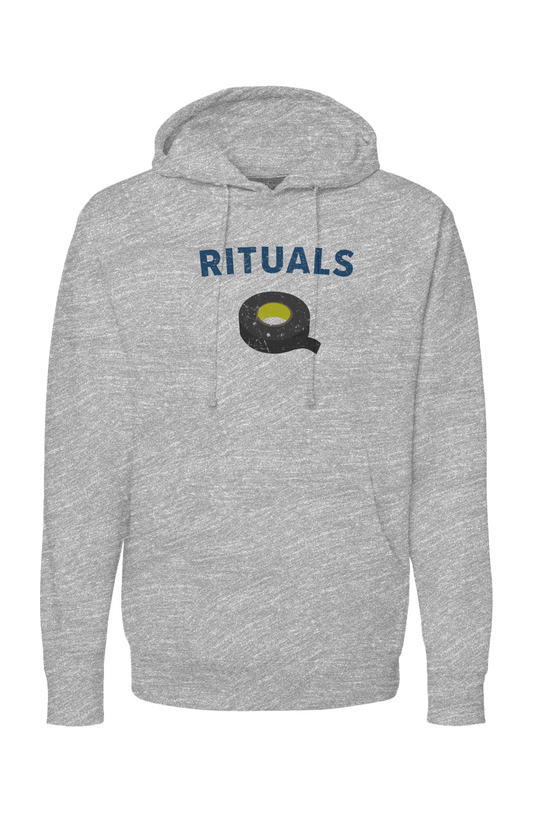 The Bench Boss Rituals Black Tape Hoodie Grey | Barn Garb Hockey Threads