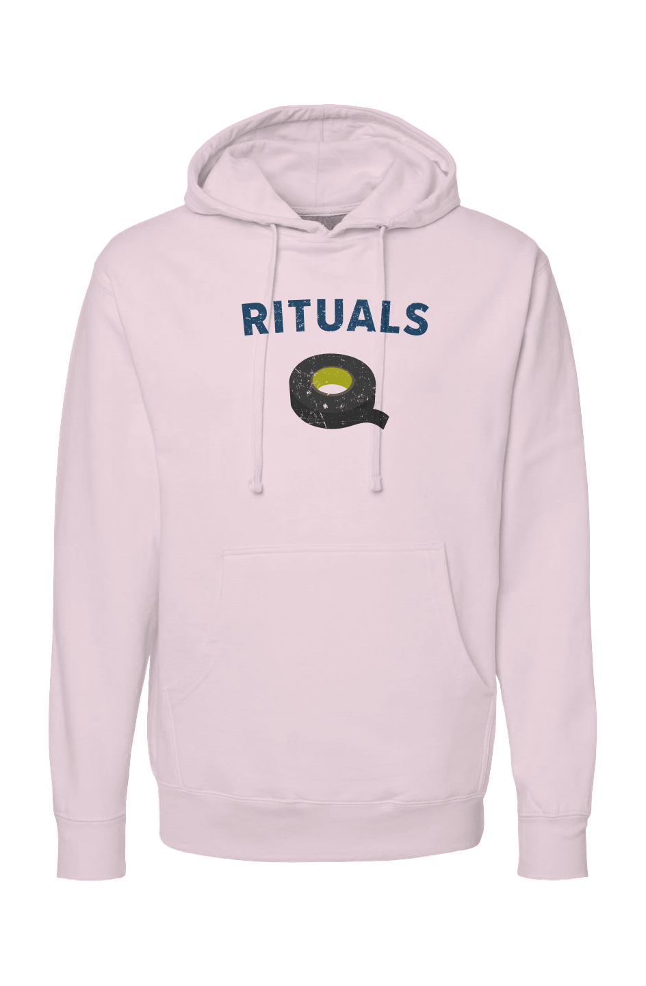 The Bench Boss Rituals Black Tape Hoodie Pink | Barn Garb Hockey Threads