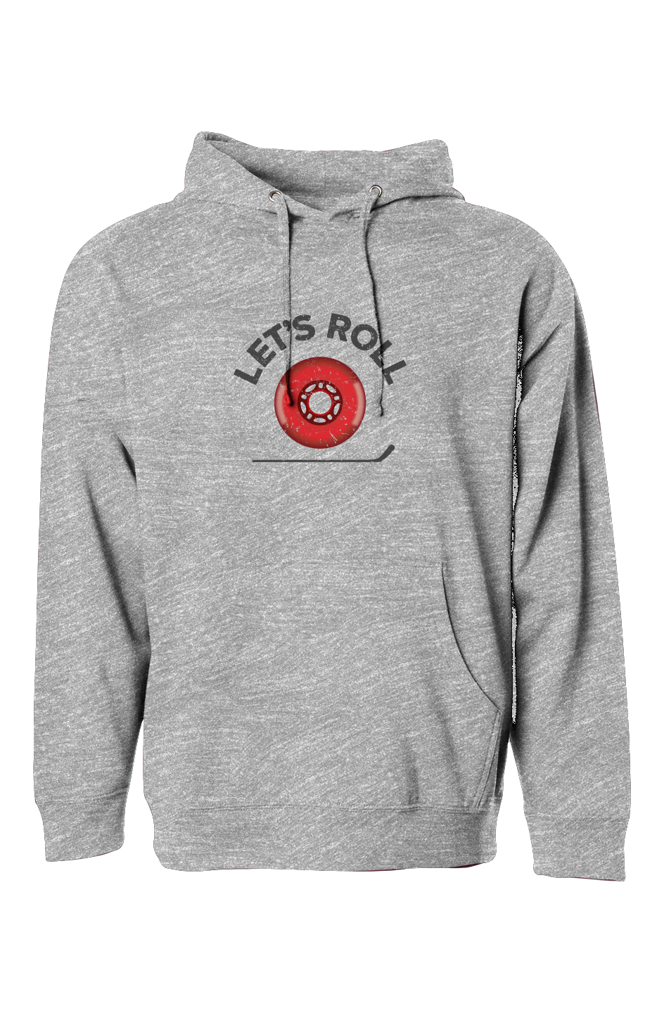 The Bench Boss Roller Wheel Hoodie Grey | Barn Garb Hockey Threads