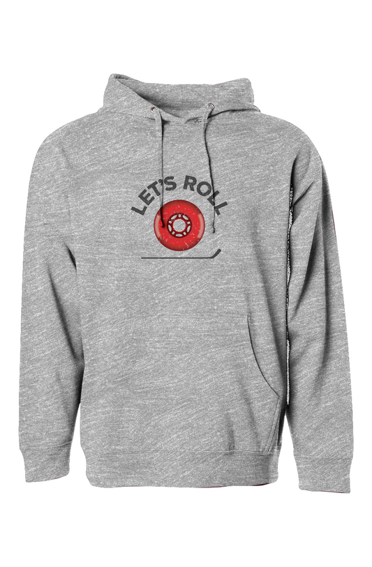 The Bench Boss Roller Wheel Hoodie Grey | Barn Garb Hockey Threads